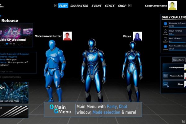 Main Menu System Pro | Unreal Engine Template