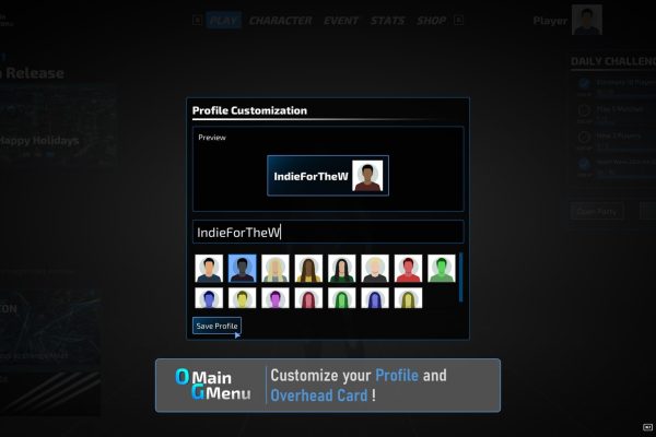 Custom Player Profiles